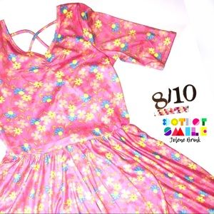 NWT’s Dotdotsmile floral ballerina twirly dress